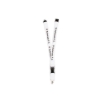 ΚΟΡΔΟΝΙ ΛΑΙΜΟΥ LANYARD KALAMATA F.C. ΑΣΠΡΟ ΣΗΜΑ